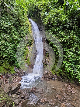 Waterfall in La Fortuna, Costa Rica. photo
