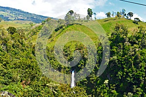 Waterfall La muralla, Cartago, Costa Rica photo