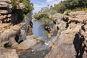 Waterfall Lagoon Cliffs