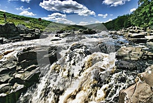 Waterfall in the Lake District, England