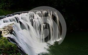 The waterfall landscape in Taiwan