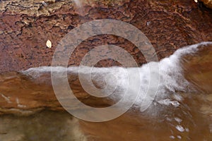 Waterfall in the Left Fork North Creek, Zion National Park