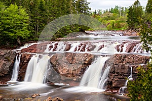 The waterfall in Lepreau, New Brunswick