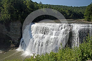Waterfall at Letchworth State Park in New York