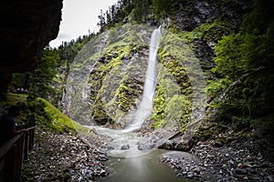 Waterfall in Liechtenstein Gorge