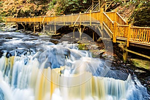 Waterfall on Little Bushkill creek