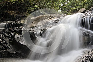 Waterfall in little Hawaii trail