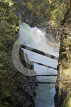 Waterfall at Little Qualicum Falls Provincial Park, British Columbia