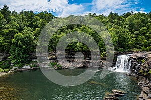 Waterfall at Little River Canyon National Preserve photo