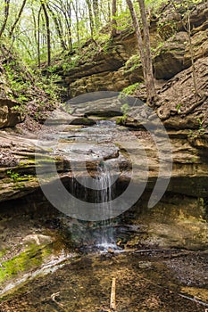 The waterfall in the Lower Dells.