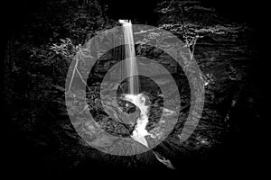 Waterfall in the Lumsdale Valley, Matlock, Derbyshire, Peak Dist