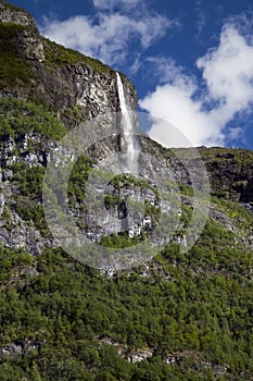 Waterfall in the Lysefjord photo