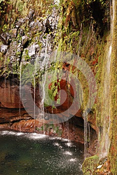 Waterfall on madeira