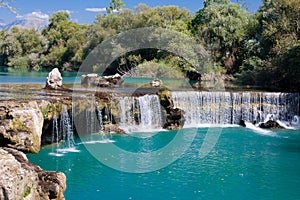 Waterfall Manavgat in Turkey