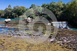 Waterfall Manavgat in Turkey