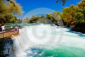 Waterfall Manavgat at Turkey