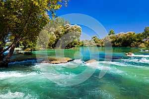 Waterfall Manavgat at Turkey