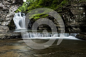 Waterfall - Manorkill Falls - Catskill Mountains, New York