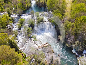 Waterfall In Martin Brod - Bosnia and Herzegovina.