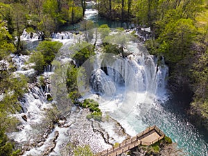 Waterfall In Martin Brod - Bosnia and Herzegovina. photo