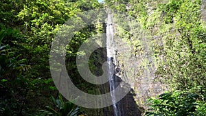 Waterfall in Maui Hawaii