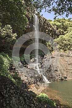 waterfall in mauritius island