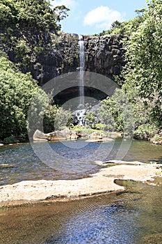 Waterfall in mauritius island