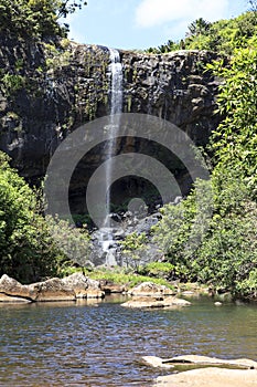 Waterfall in mauritius island