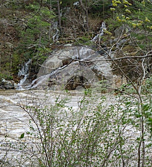 Waterfall into Maury River at Goshen Pass