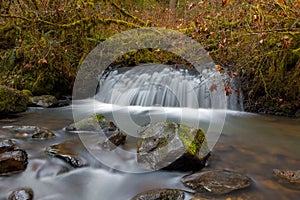 Waterfall at McDowell Creek Falls County Park Portland OR photo