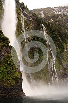 Waterfall milford sound