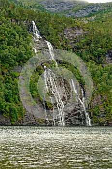 Waterfall in Mobryggja