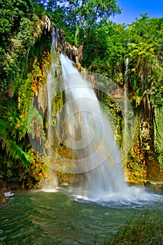 Waterfall at Monasterio de Piedra