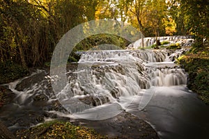 Waterfall, Monasterio de Piedra, Nuevalos, Zaragoza, Spain photo