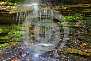 Waterfall and Moss