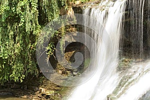 Waterfall, motion blurred