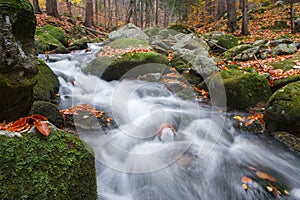 Waterfall on the mountain