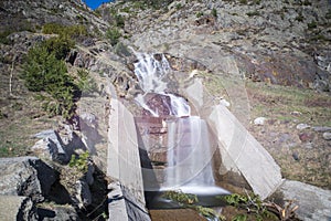 Waterfall on the mountains