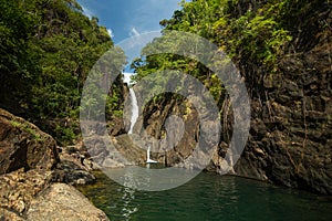 Waterfall in the Mu Koh Chang.Thailand photo