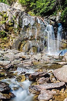 Waterfalls in muntain