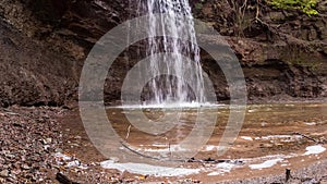 Waterfall in the Murrhaster canyon