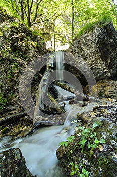 Waterfall in National park Mala Fatra