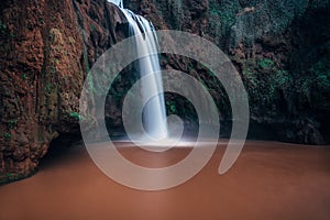 Waterfall nature Marocco landscape