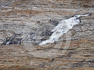 Waterfall near Austerdalsvatnet lake and Svartisen glacier, Norway