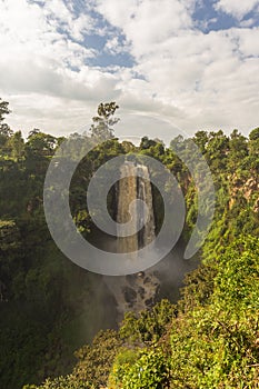 Waterfall near Nakuru. Thompson fall.