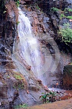 A waterfall near Ratnagiri railway station in India