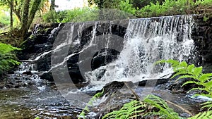 Waterfall near the river beach of Mamoa photo