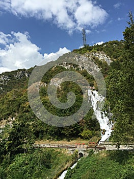 Waterfall near Stenico, Italy