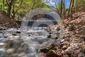 Waterfall near Trikala, Greece - spring picture