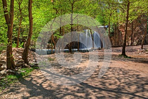 Waterfall near Trikala, Greece - spring picture photo